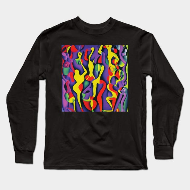 Chromatica #9 Long Sleeve T-Shirt by danrobichaud